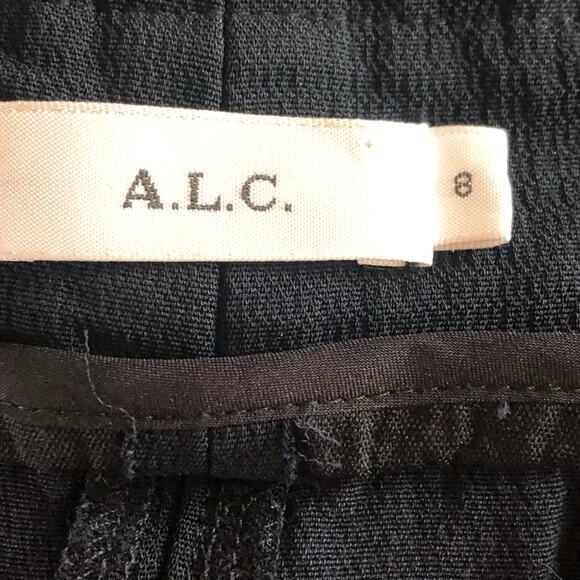 A.L.C black flare leg trousers sz 8 - Picture 6 of 7